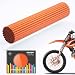SOPINEKO 72Pcs Spoke Skins Covers Spoke Wraps Wheel Decoration for Motorcycle Bicycle Dirt Bike WheelchairOrange - Image 2