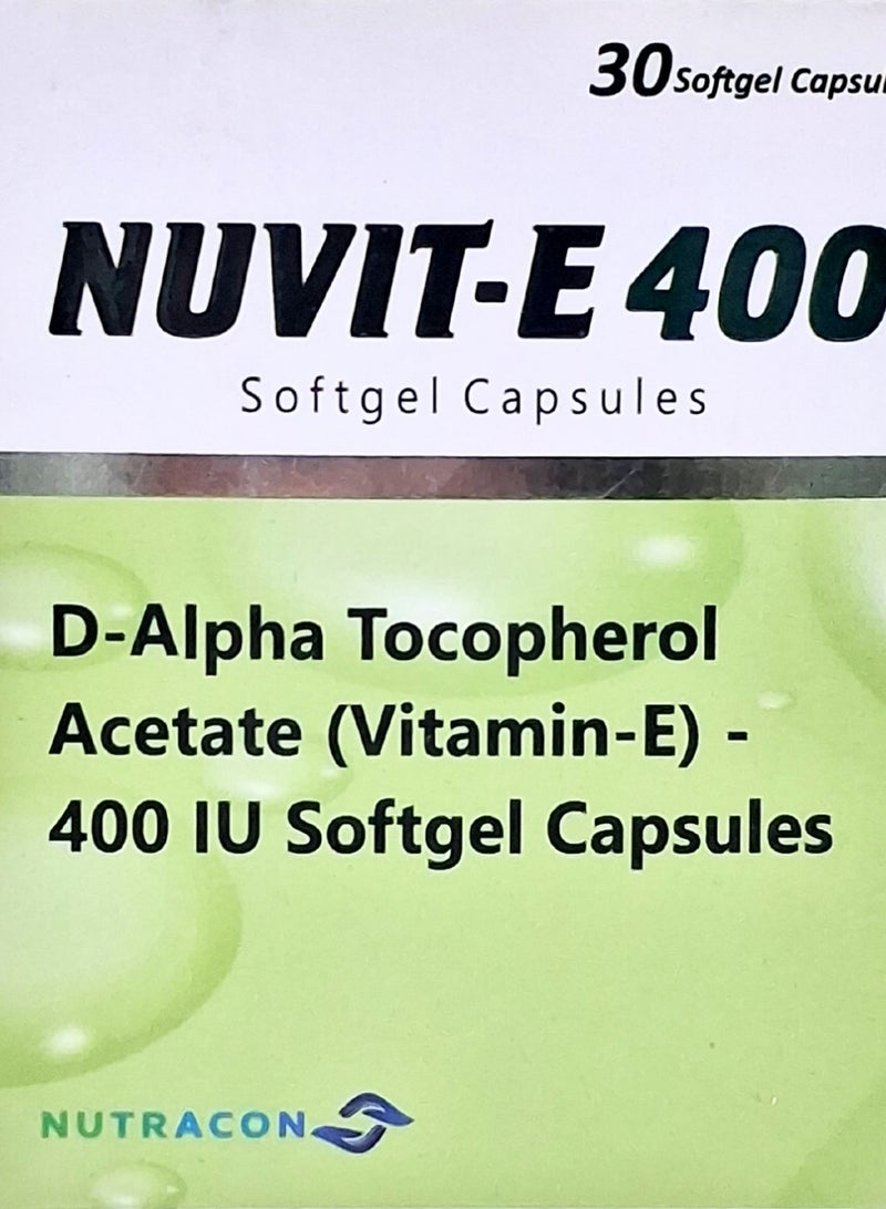 Nuvit- E 400 Softgel Capsules 30S
