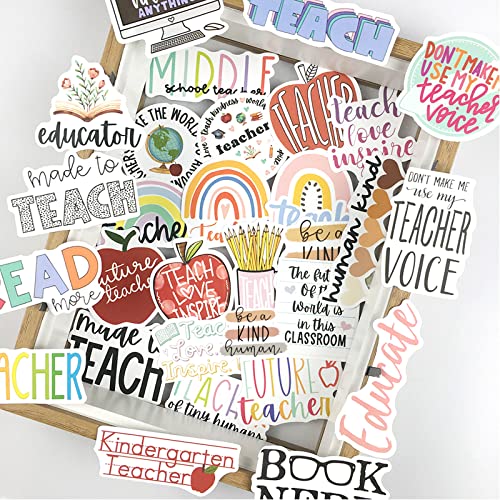 CAKOLINK Vinyl Waterproof Stickers 50 Pcs - Perfect for Laptops, Water Bottles & Notebooks - Teacher Appreciation Gifts in Bulk - Image 4