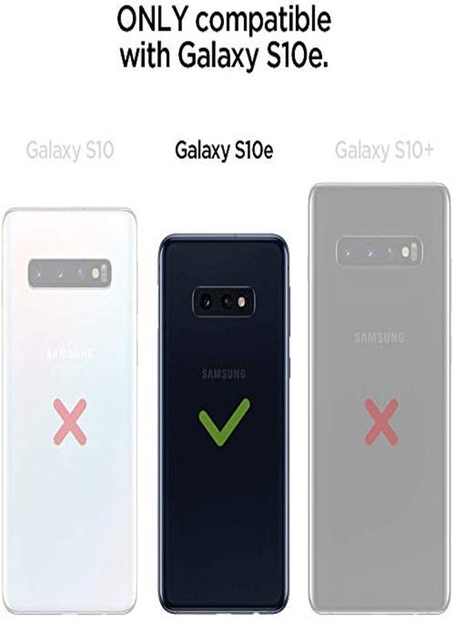 جراب حماية BELTRON نحيف مع حافظة لهاتف Galaxy S10E مزود بمشبك حزام دوار وحامل مدمج (متوافق مع Samsung Galaxy S10E G970 2019) - أسود غير لامع - Image 3