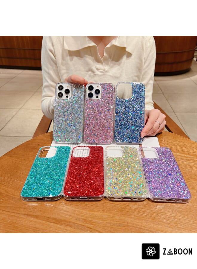 Zaboon Protective Case Cover For iPhone 13 Glitter Sequins Epoxy TPU - Image 2