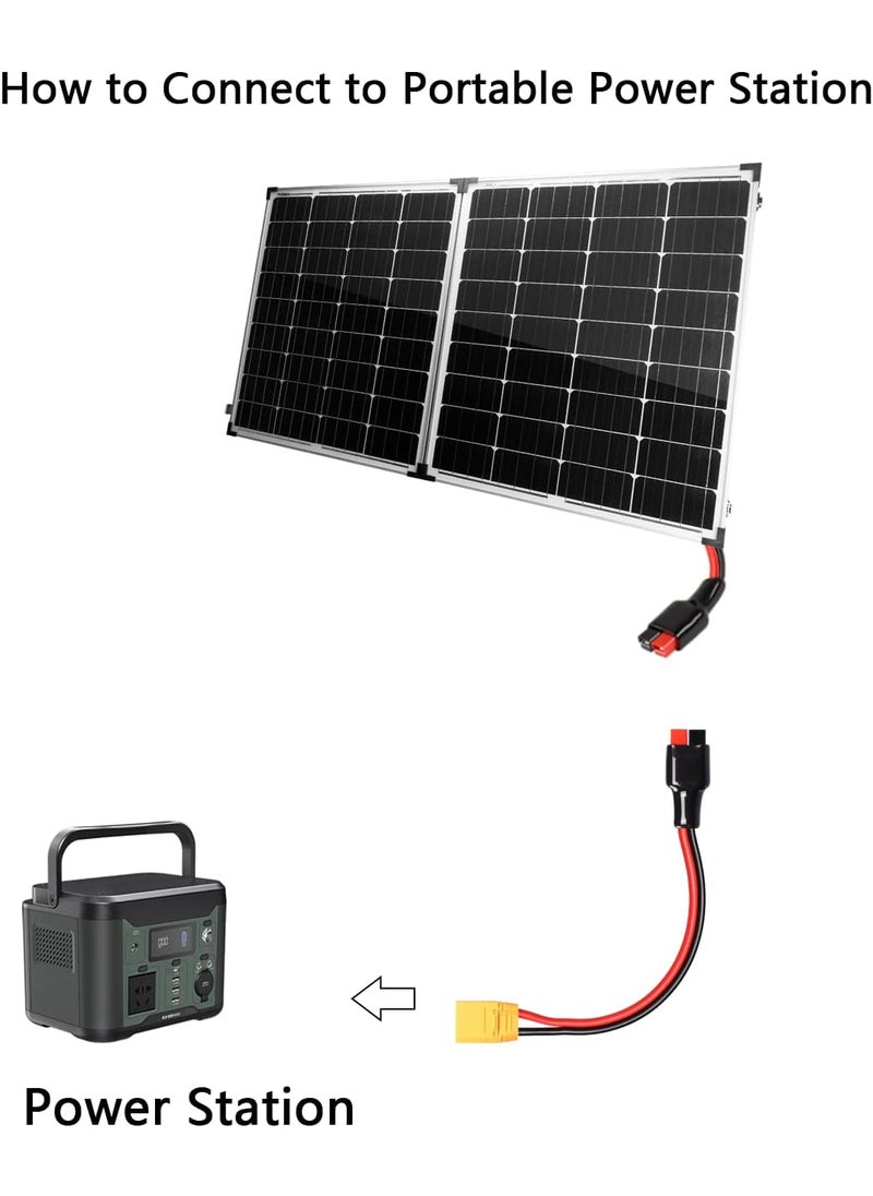 CERRXIAN CERRXIAN 32FT 12AWG XT90 Male to Solar Panel Connector 30A Power Pole Port Extension Cable for Electric Bike Solar Panel to Portable GeneratorXT90M  - Image 4