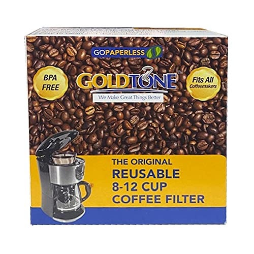 GOLDTONE Reusable 8-12 Cup Basket Coffee Filter fits Black and Decker Makers and Brewers, Replaces your Paper Coffee Filters, BPA-Free - Image 3