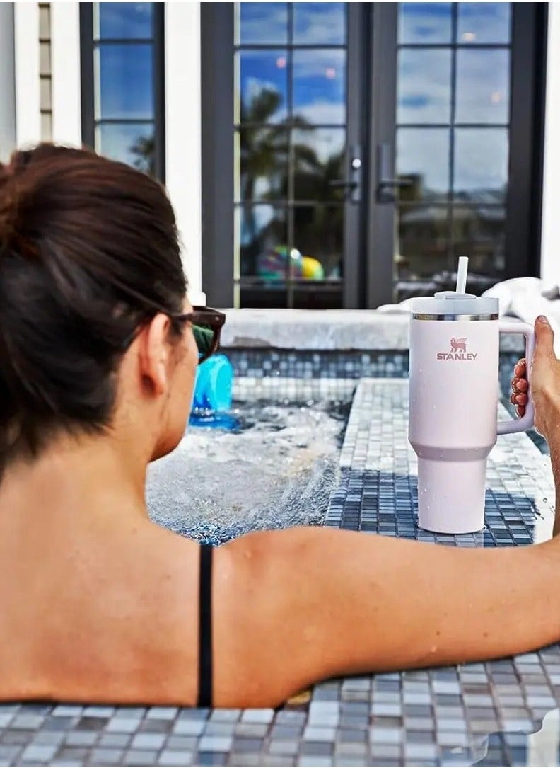 Stanley Quencher H2.0 FlowState Stainless Steel Vacuum Insulated Tumbler with Lid  30oz - Image 4