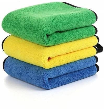 XML Microfiber Cleaning Cloths Towels Napkin 40x40cms 400 GSM Pack of 2 Absorbent Kitchen Wipes Multi Use for Home Kitchen Bathroom Window Car Bike Cleaning Accessories Items
