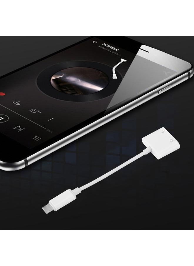 Thoraya for iPhone to 3.5mm Headset Cable Adapter Lightning+3.5 Charging + Listening + Call  - Image 4