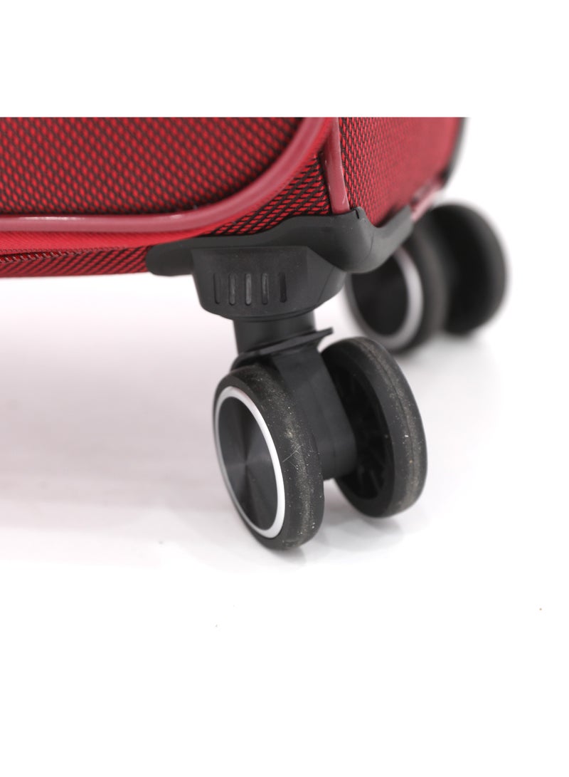 MELIFE 4 Piece Soft Luggage Set | 20", 24", 28", 32" | Lightweight Travel Trolley Bags | 360° Spinner Wheels - Image 3