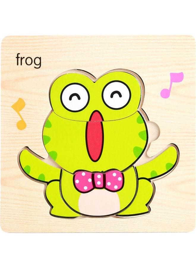 مجموعة أحجية قطع تركيب الصور بتصميم ضفدع - Image 1