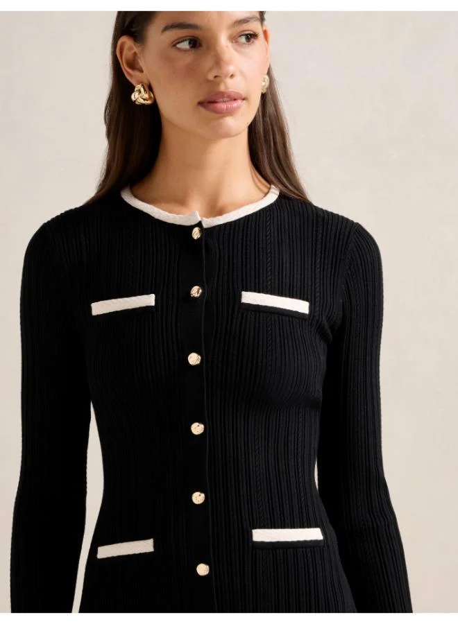 Forever New  Brielle Fit and Flare Knit Mini for Women | Best Price UAE