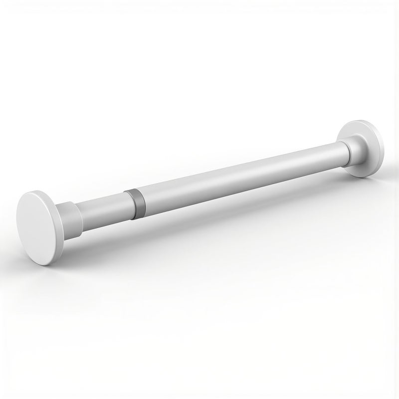 Wall Friendly Tension Rod White No Trace No Scratch 30-50cm No Drill For Rental Apartment Silent - Image 2