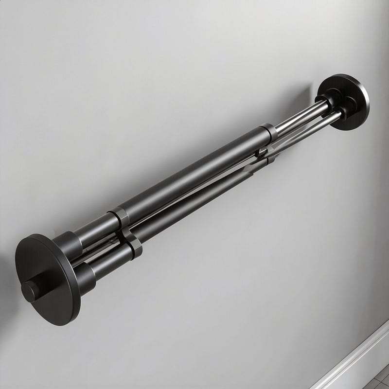 Wall Friendly Tension Rod White No Trace No Scratch 30-50cm No Drill For Rental Apartment Silent - Image 5