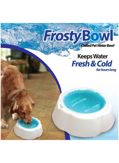Pet Frosty Bowl, Cooling Bowls, Gel Ice Cold Food Drinking Water For Dogs And Cats (Assorted Color)