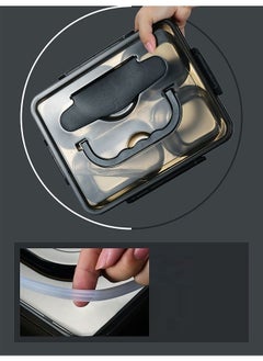 fashionhome Portable Outdoor 5 Compartment Sealed Lunch Box for Children and Office Workers  - Image 3