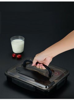 fashionhome Portable Outdoor 5 Compartment Sealed Lunch Box for Children and Office Workers  - Image 4