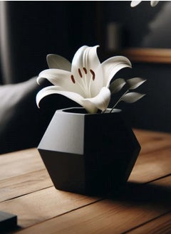 3D Brothers Geometric Pentagon Vase Combines Folk Art for Home & Modern Office Decor  - Image 1