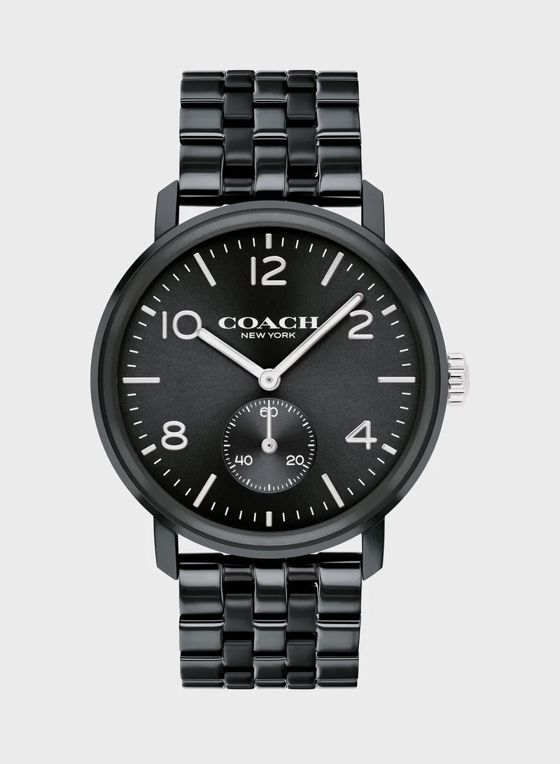 COACH Stainless Steel Chronograph Watch