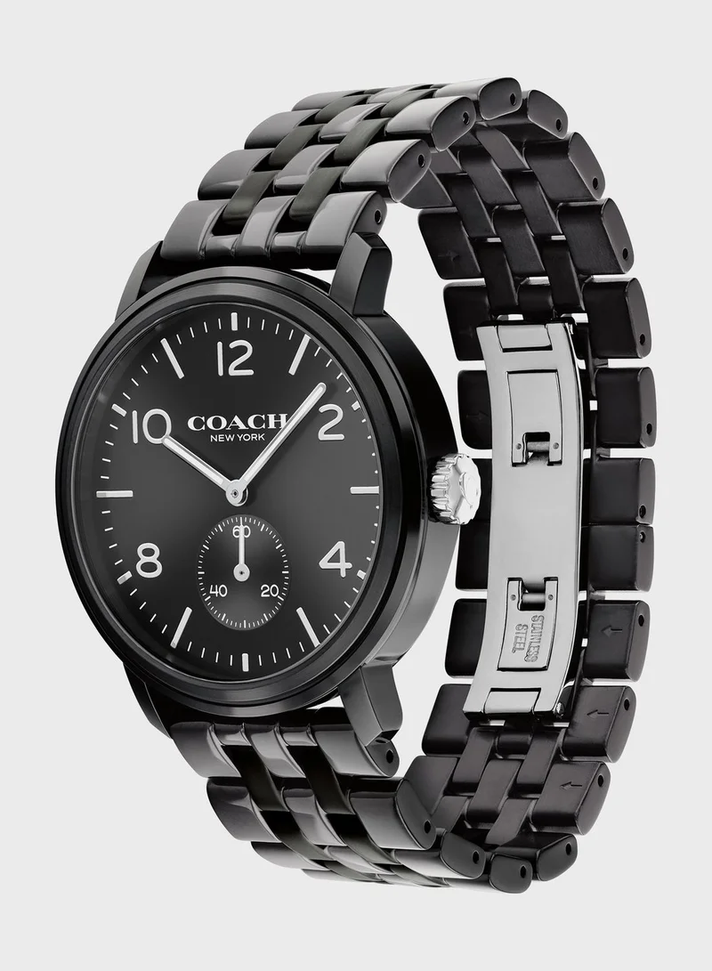 COACH Stainless Steel Chronograph Watch