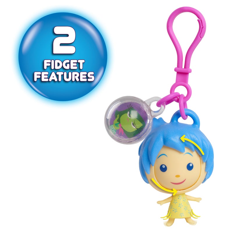 Just Play Inside Out 2 Fidget Figure Keychains - Joy, Holiday Stocking Stuffers, Gifts, Presents, Kids Toys for Ages 3 Up by Just Play - Image 3