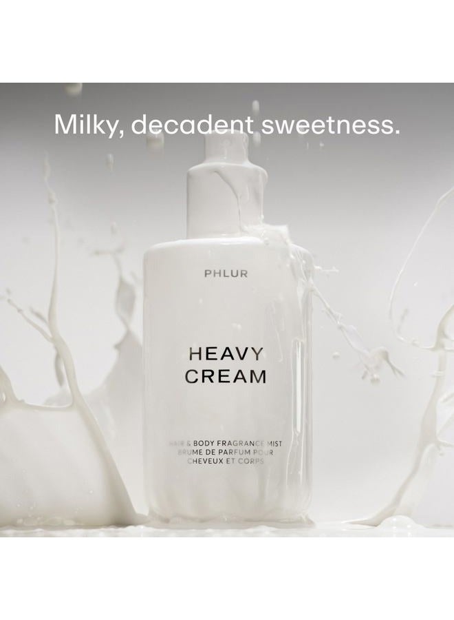 PHLUR Heavy Cream Body Mist, 8 Fl Oz – Hair and Body Perfume for Women, Gourmand Vanilla Body Spray with Marshmallow, Coconut Cream & Citrus Fragrance - Image 2