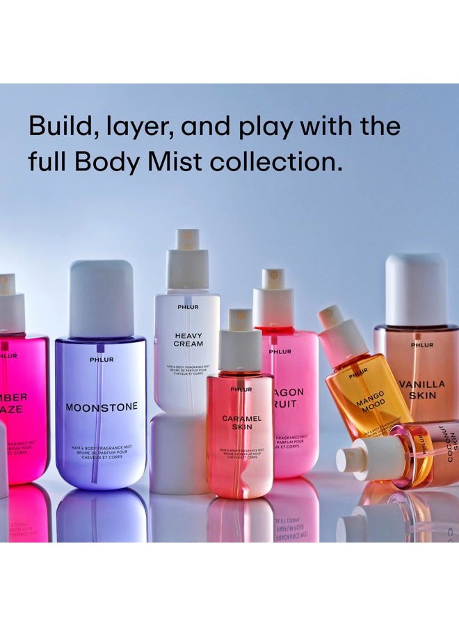 PHLUR Heavy Cream Body Mist, 8 Fl Oz – Hair and Body Perfume for Women, Gourmand Vanilla Body Spray with Marshmallow, Coconut Cream & Citrus Fragrance - Image 5