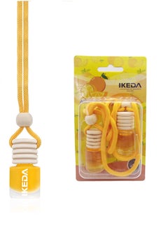 IKEDA IKEDA 2Pcs Car Air Freshener | Automotive Air Fresheners 4ml Car Scents | 45-Days Keep Fragrance | Automobile Hanging Diffuser Bottles | Remove Auto Odor Long-Lasting Fresh Air for Men Women (Orange)  - Image 1