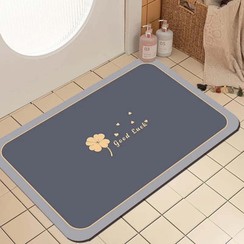 Y&D Modern Diatom Mud Bath Mat - Super Absorbent Non-Slip Bathroom Floor Mats, Stain-Resistant Entrance Carpets for Home - Image 1