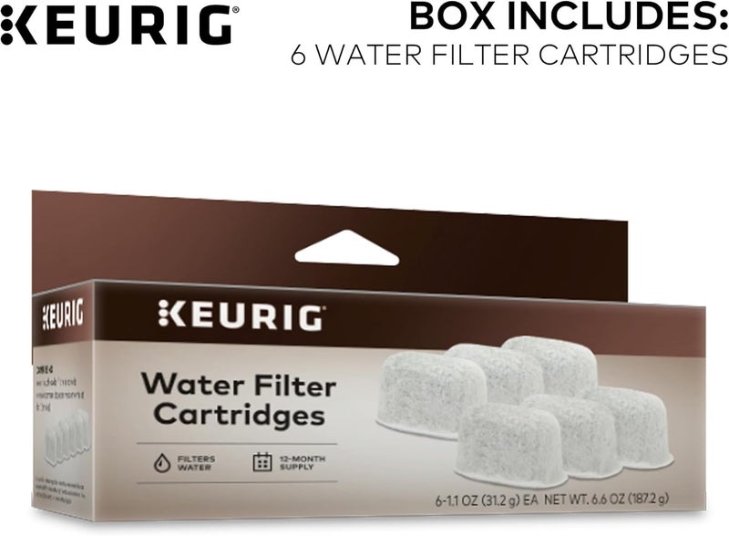 Keurig خرطوشات إعادة تعبئة فلتر الماء من كيريج - 6 قطع لصانعات القهوة 2.0 K-Cup Pod - Image 2