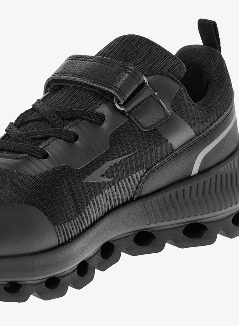 Dash Boys Panelled Sports Shoes with Hook and Loop Closure - Image 3