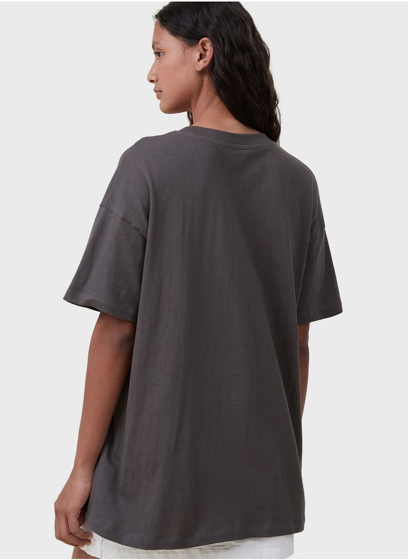 Cotton On - Crew Neck Slogan T-Shirt - Image 1