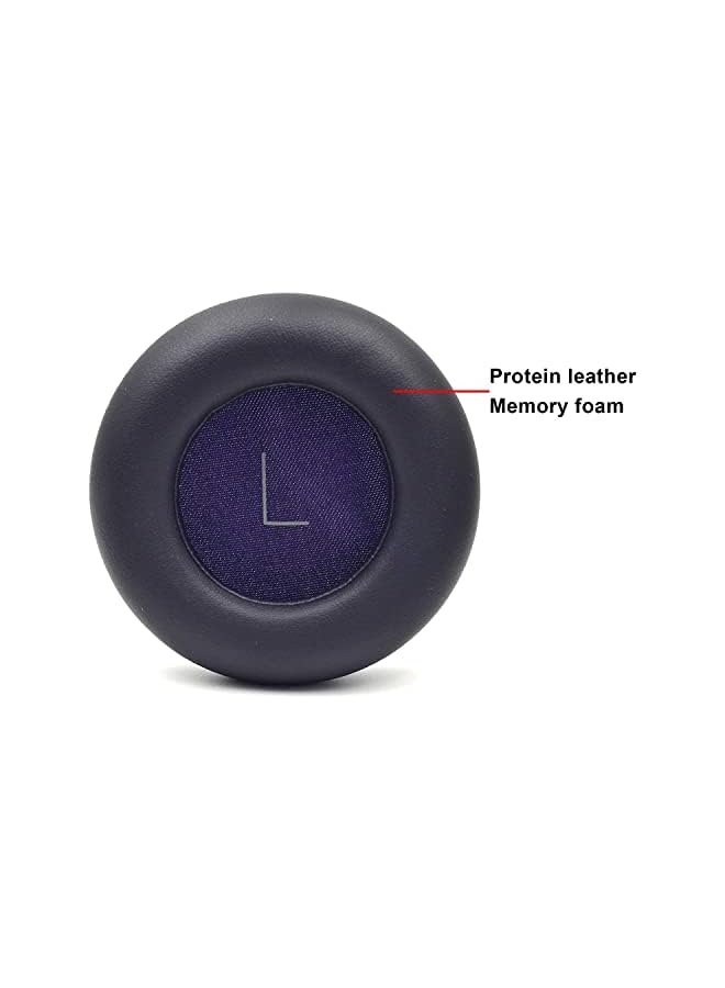 XICEN For Backbeat Pro Earpads Cushions Ear Pads Replacement For Plantronics Backbeat Pro Wireless Noise Canceling Headset Premium Protein Leather Softer Memory Foam Noise Canceling Black - Image 4