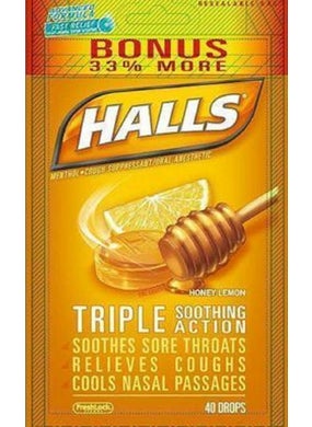 Halls Halls Bonus Bag Honey Lemon,Mondelez Global Llc,63341 