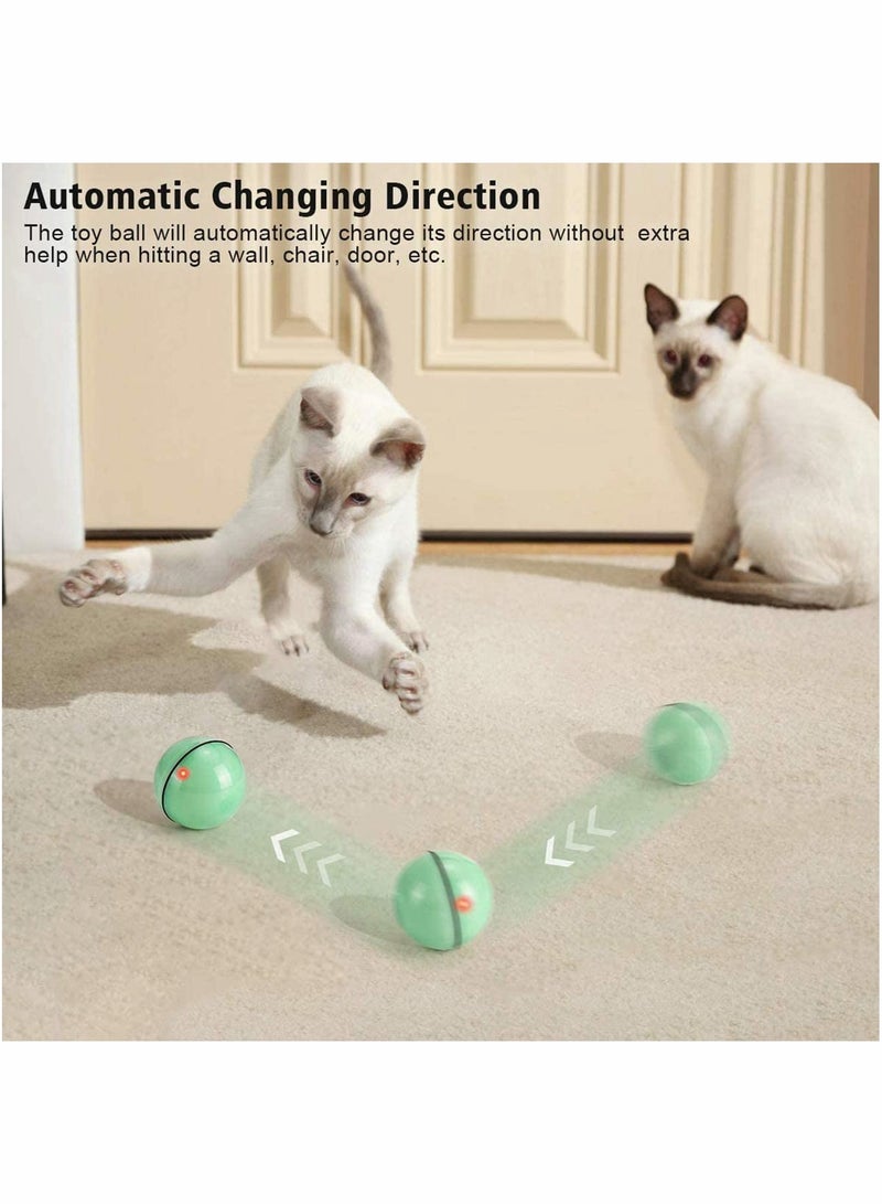 Interactive LED Cat Toy Ball with 360 Degree Rotation and Timer Function for Engaging Playtime and Exercise for Cats and Dogs - Image 2