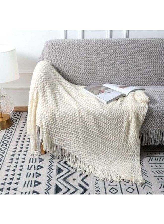 Sofa Blanket Combination White 127x173cm
