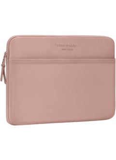Kate Spade New York Puffer Universal Laptop Sleeve 13"/14" - Outer Slip Pocket for Small Accessory, Zipped Main Compartment, for M1/M2 Macbook Air/Pro & Similar size Laptops - Madison Rouge Pink  - Image 1