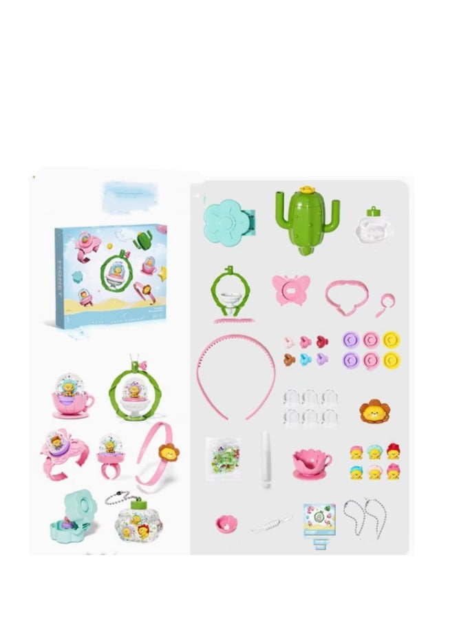 DIY Crystal Ball Handmade Toy Monet Secret Garden For Children - Image 1
