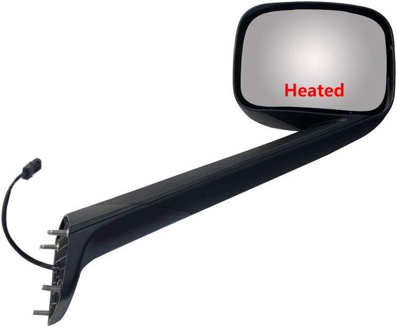 LONGLING Replacement Black Hood Mirror for Freightliner Cascadia (2018-Onward) - Passenger Right Side - Image 2
