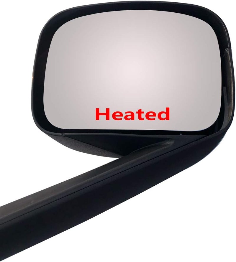 LONGLING Replacement Black Hood Mirror for Freightliner Cascadia (2018-Onward) - Passenger Right Side - Image 4