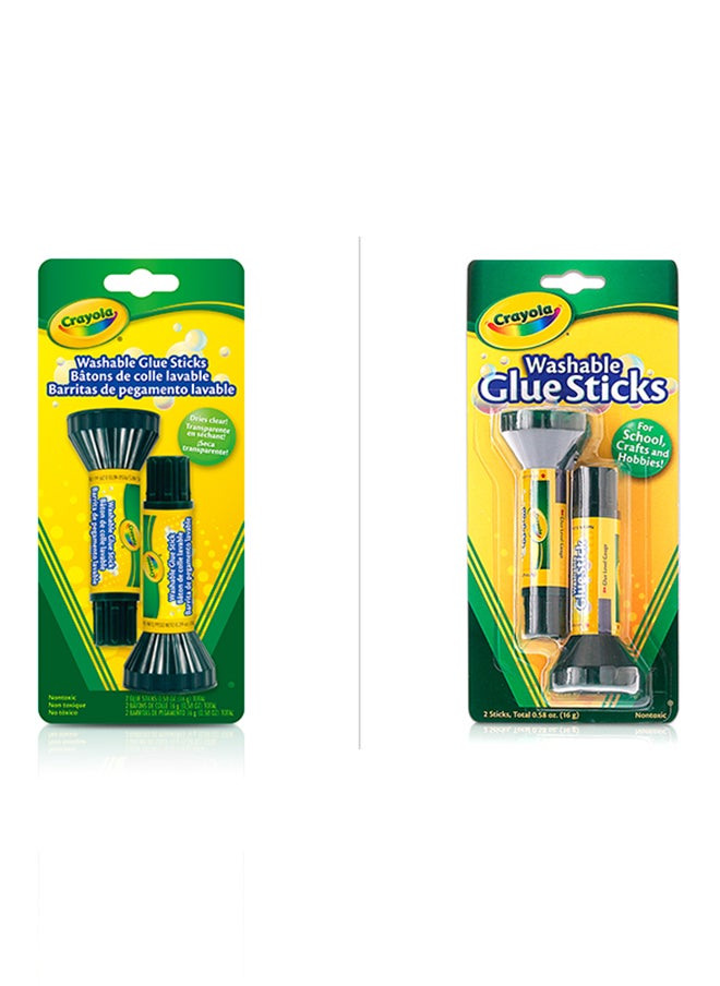 2 Washable Glue Sticks