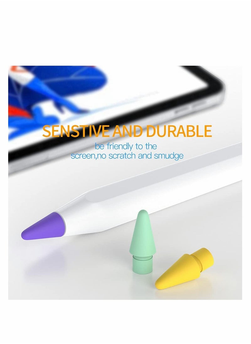 SYOSI - Replacement Tips for Apple Pencil, 5 Pcs Color Pen Tip Compatible with Apple Pencil Tips 1st & 2nd Generation Nib - Image 1