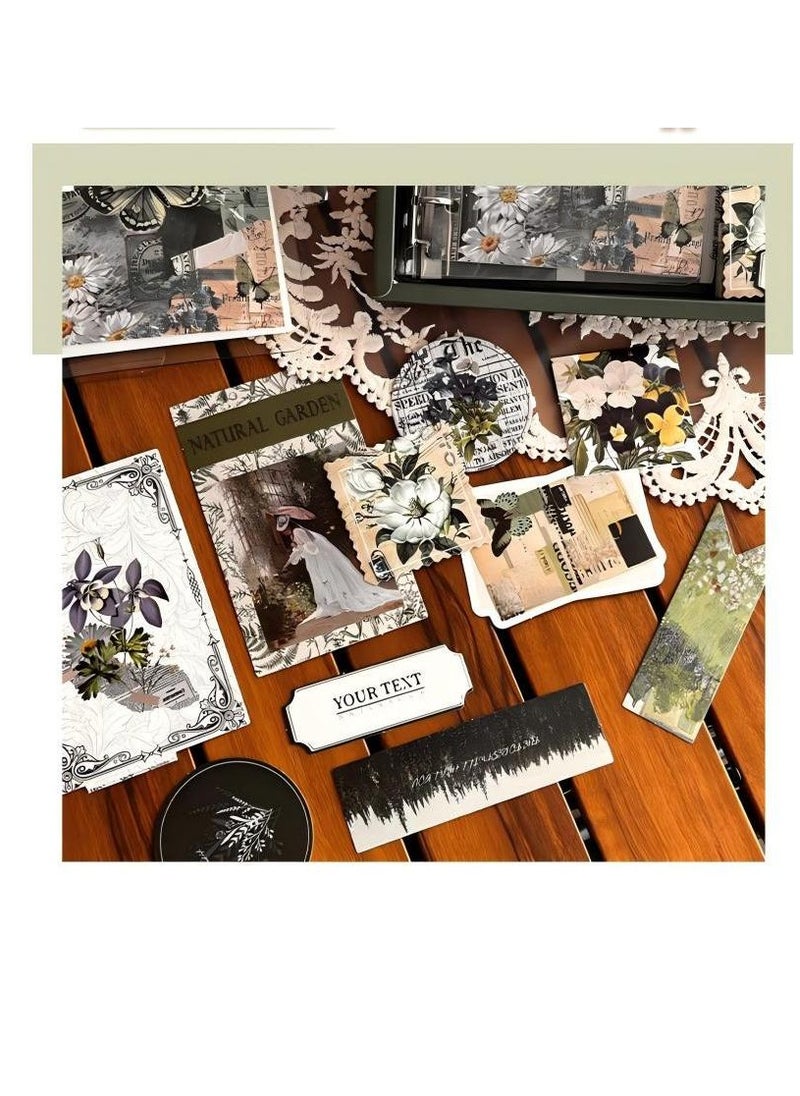 SISGL Aesthetic Scrapbook Kit Scrapbooking Supplies Junk Journal With A6 Grid Notebook Bullet Journals Diy Gift Journaling For Teen Girl Kid Women  - Image 3