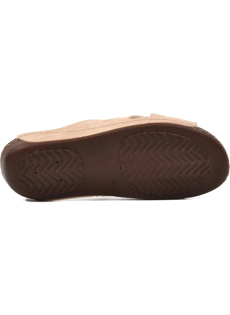 Aryan 08-982 Beige Women's Summer Slippers
