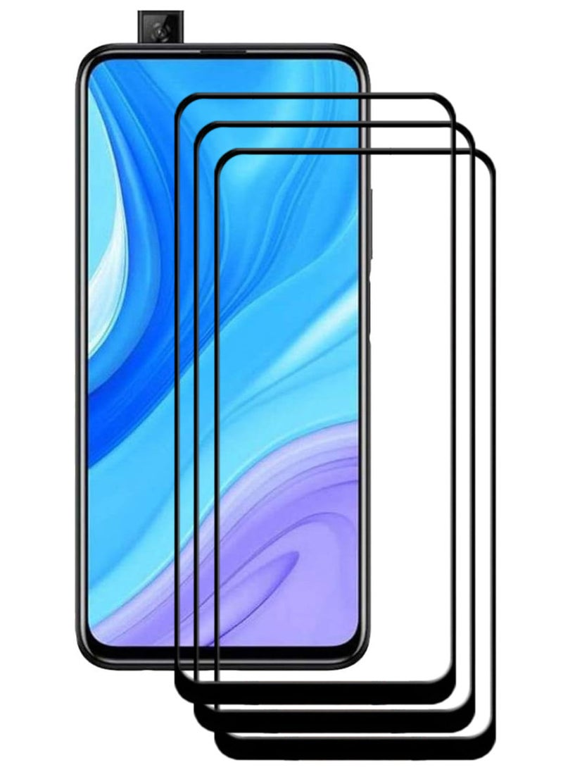 ACLIX 3 Pieces Antistatic ESD Dustproof Premium Quality High Definition Tempered Glass Screen Protector Designed For Huawei Y9s - Image 1
