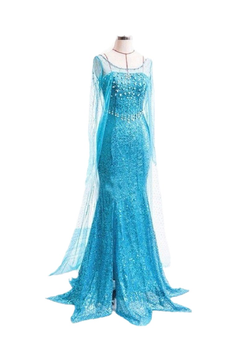 Frozen Adult Dress Elsa Princess Stage Wedding Dress Dress - Image 1