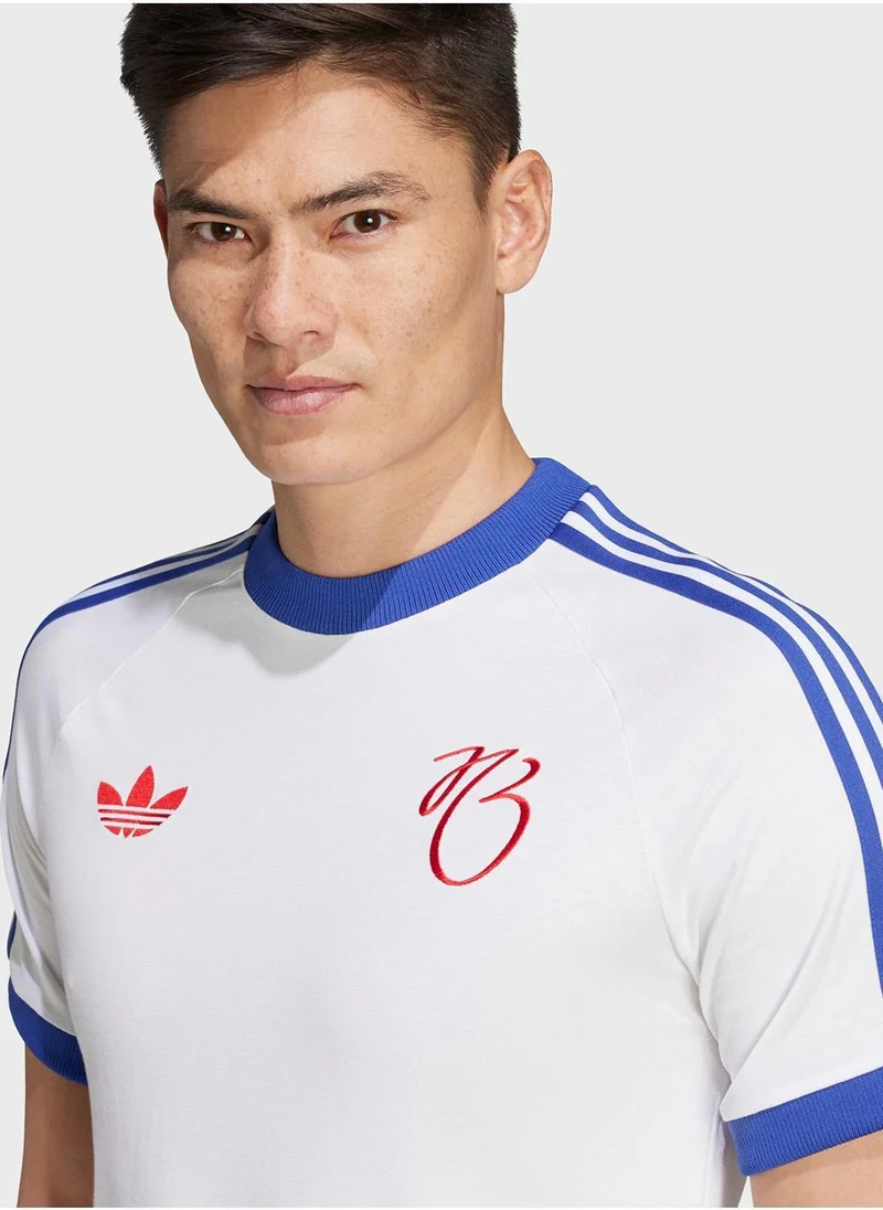 Adidas  Jb 3S Tee White Football T-Shirts For Men Xs for Men | Best Price UAE