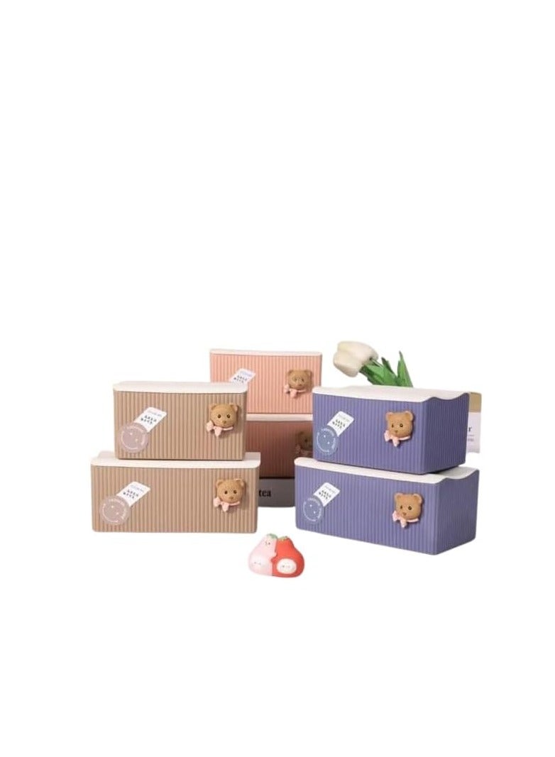 Stylish and practical tissue box for organizing spaces, providing you with a convenient and excellent way to keep tissues at your fingertips L (Beige) - Image 2