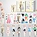 Daniel Axel Magnetic Princess Dress Up Paper Doll Pretend Play Toys Magnet People Clothes Puzzles Game for 3 Year Old Girls ToddlerPreschool Learning Created Imagine Set Birthday Gift C Set - Image 3