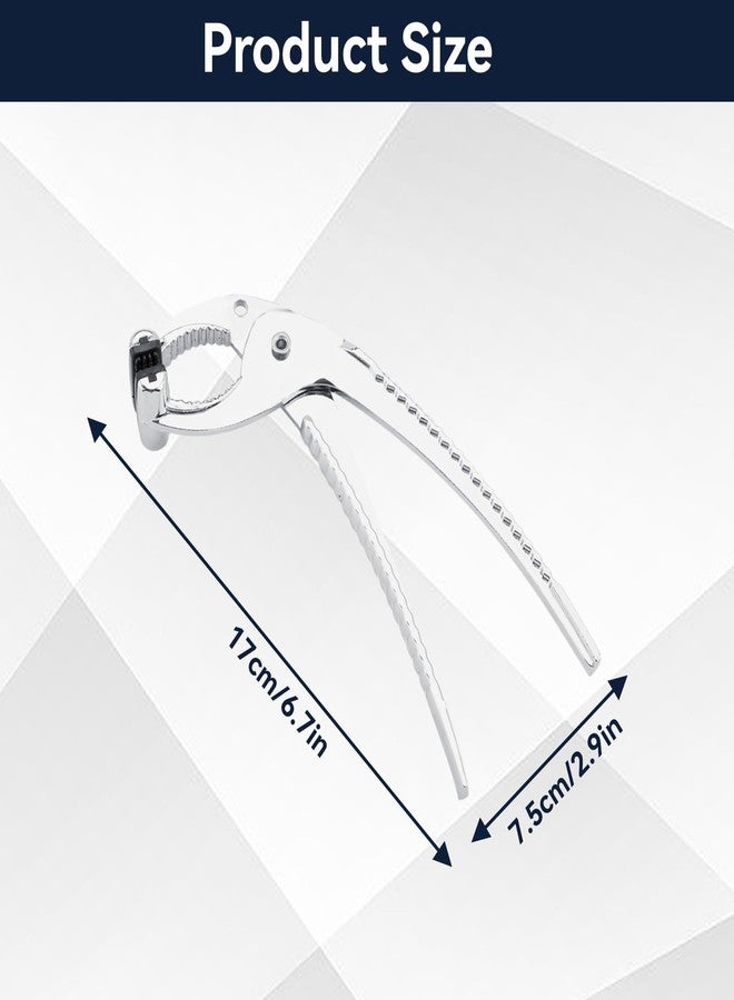 Beufee 2 Pcs Hot Pot Gripper, Anti-scalding Clip Zinc Alloy Oven Clip Pliers Grip Grabber Hot Pot Plate Pliers Pan Dish Clipper Baking Tray Grabber Microwave Kitchen Tool - Image 5