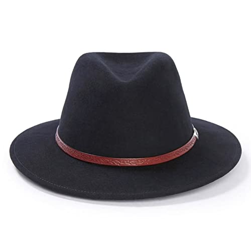 Stetson Men's Standard Cowboy, Black, Large - Image 1