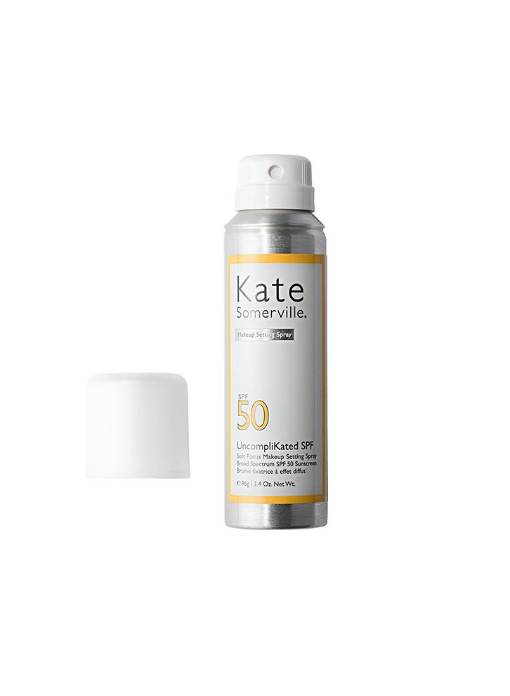 KATE SOMERVILLE Uncompli Kated SPF 50 Soft Focus Makeup Setting Spray 3.4fl oz - Image 3