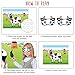 ASTARON Pin The Tail on The Cow Game with 30 Tail Stickers for Farm Birthday Supplies Pin Game Boys Girls Animal Party Favors Christmas Decorations Home Wall Decor - Image 4